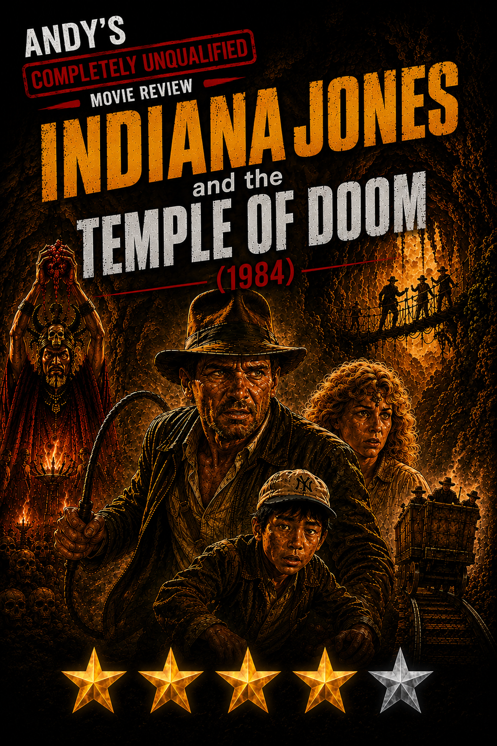Indiana Jones and the Temple of Doom (1984) poster